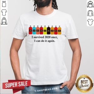 Original I Survived 2020 I Can Do It Again Once Shirt