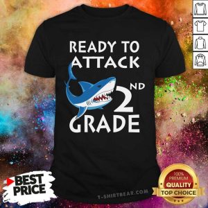Shark Ready To Attack 2nd Grade Shirt