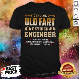 Official Genius Old Fart Retired Engineer Shirt