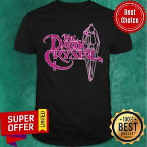 Dark Crystal 80's Movie Bright Logo Adult Ringer Shirt