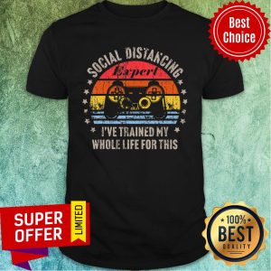 Social Distancing Expert Video Gamer Gaming Vintage Shirt