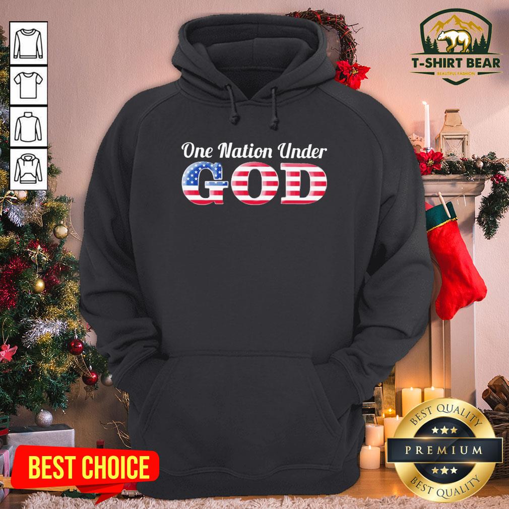 Good One Nation Under God American Flag Shirt