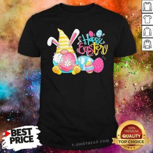 Premium Bunny Gnome Hug Easter Eggs Happy Easter Day 2021 Shirt