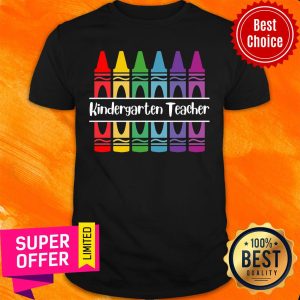 Awesome Crayons Kindergarten Teacher Shirt