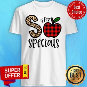 Premium S Leopard Is For Teacher Specials Apple Shirt