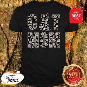 Good Cat Mom Daisy Flowers Shirt