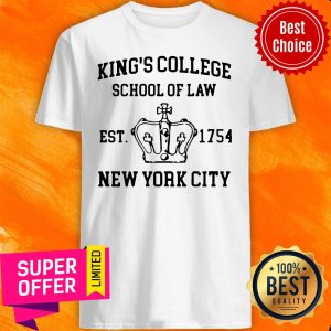Alexander Hamilton King’s College School Of Law Est 1954 New York City Shirt