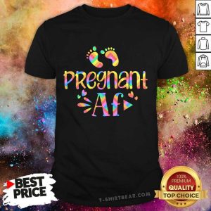 Colorful Pregnant AF Shirt