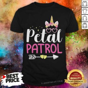 Colorful Unicorn Crown Petal Patrol Shirt