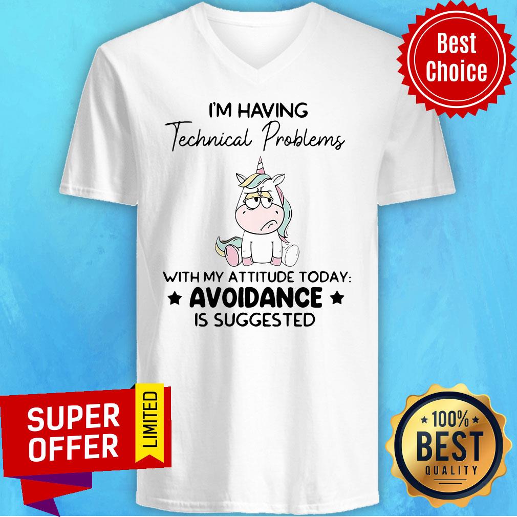 Unicorn I’m Having Technical Problems With My Attitude Today Avoidance Shirt