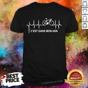 Official Vélo C’est Dans Mon ADN Purple Shirt