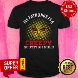 My Patronus Is A Creepy Scottish Fold Shirt