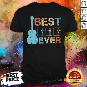 Colorful Best Dad Ever Guitar Shirt