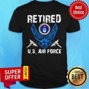 Official Vintage Retired Us Air Force Veteran Patriotic Shirt