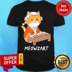 Awesome Meowzart Cat Play Piano Shirt