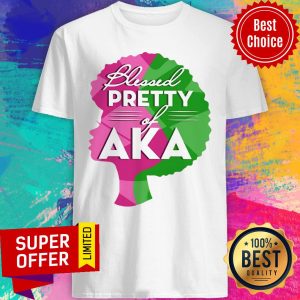 Premium Aka Sorority 1908 Blessed Pretty Girl Of Aka Shirt
