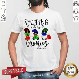 Grateful Shopping With My Gnomies Black Friday Shirt