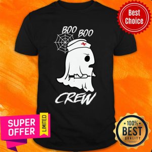 Boo Crew Nurse Ghost Halloween Shirt
