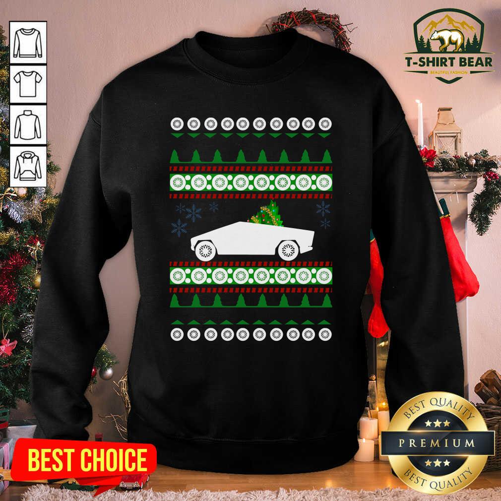 Original CyberTruck Tesla Ugly Christmas Shirt