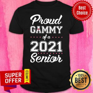 Premium Proud Gammy Of A 2021 Senior Shirt