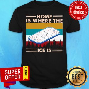 Home Is Where The Ice Is Vintage Retro Shirt