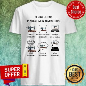 Mon Temps Libre Faire De La Couture Regarder Des Videos De Couture Shirt