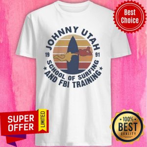Johnny Utah 1991 School Of Surfing And FBI Training Vintage Retro Shirt