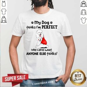 Poodle My Dog Thinks I Am Perfect Shirt