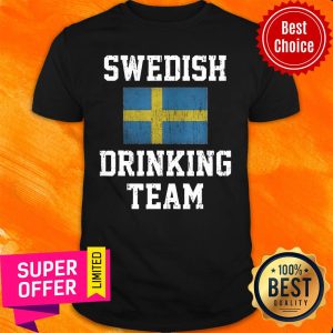 Vintage Swedish Drinking Team Shirt