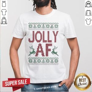 Grateful Jolly Af Ugly Christmas Shirt