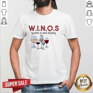 Grateful Winos Women In Need Of Sanity Wine Shirt
