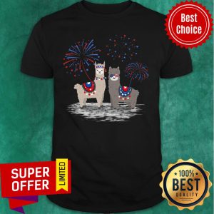 Llama Alpaca 4th July Collection Shirt