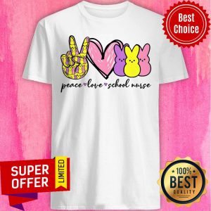 Premium School Nurse Peace Love Shirt
