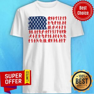 Official Fireman American Flag Shirt