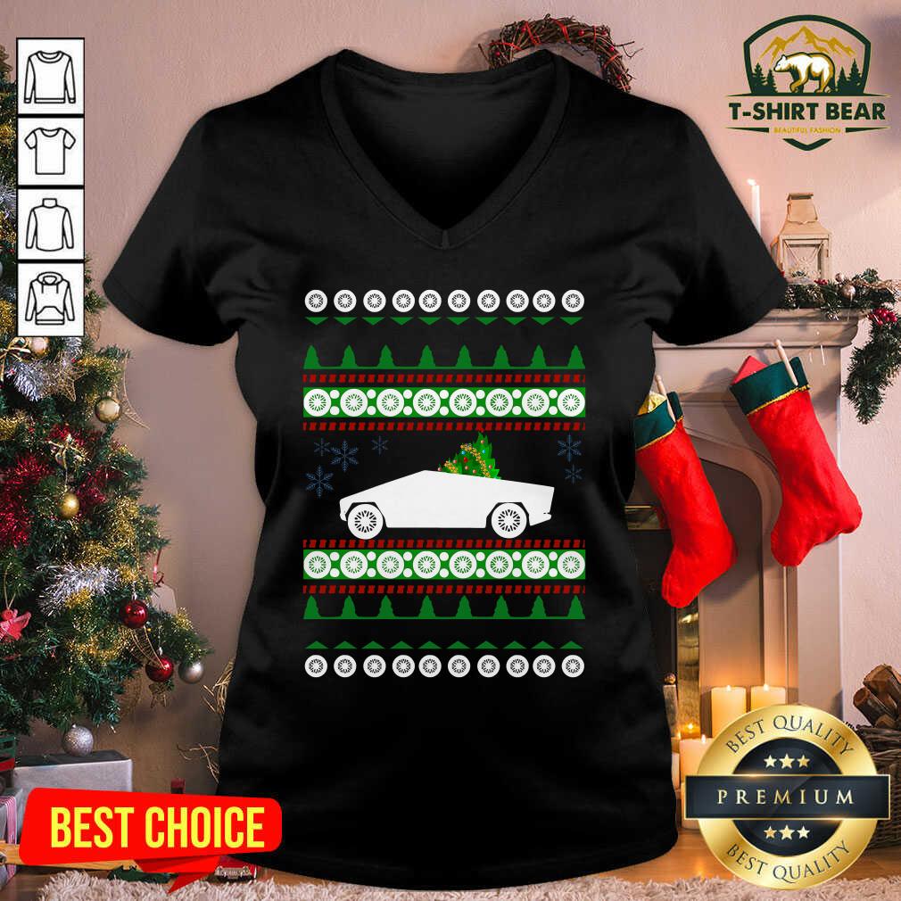 Original CyberTruck Tesla Ugly Christmas Shirt