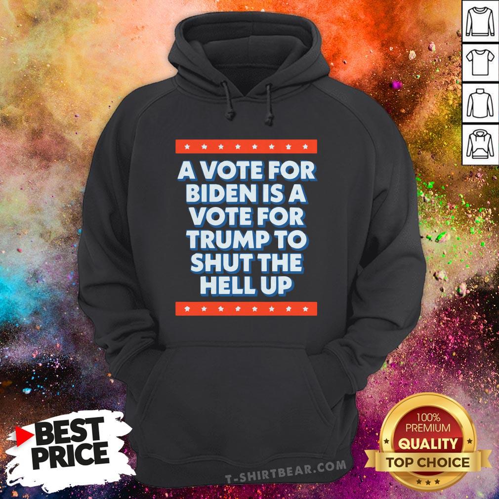 A Vote For Biden Is A Vote For Trump To Shut Funny 2020 T-Shirt