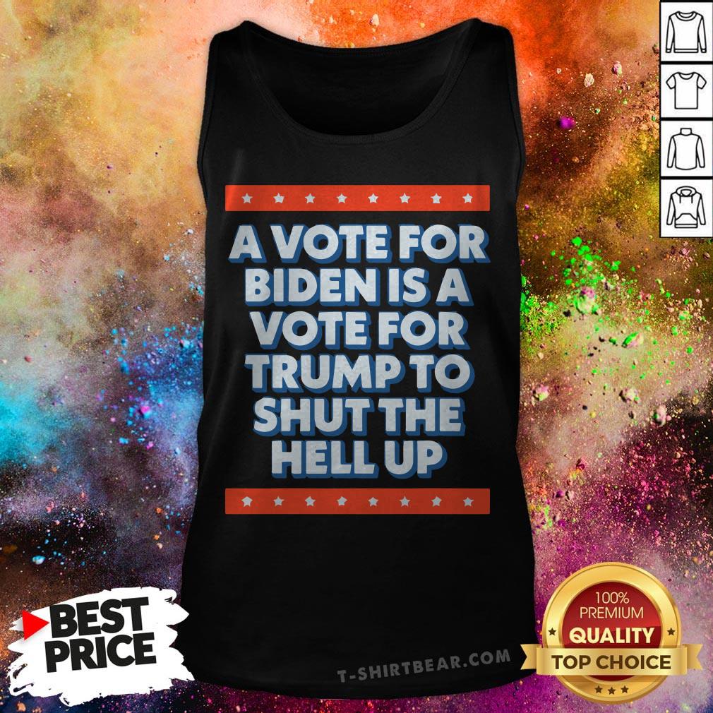 A Vote For Biden Is A Vote For Trump To Shut Funny 2020 T-Shirt