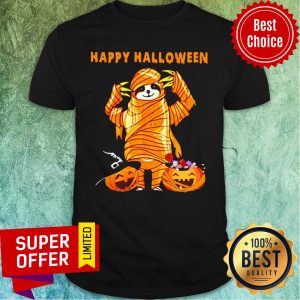 Sloth Pumpkin Happy Halloween Shirt