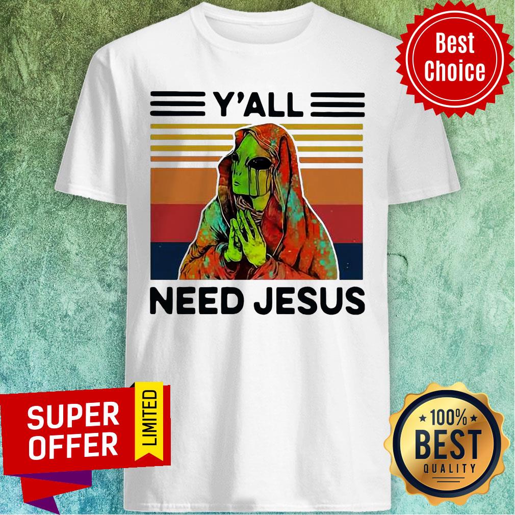 Alien Y’all Need Jesus Vintage Shirt