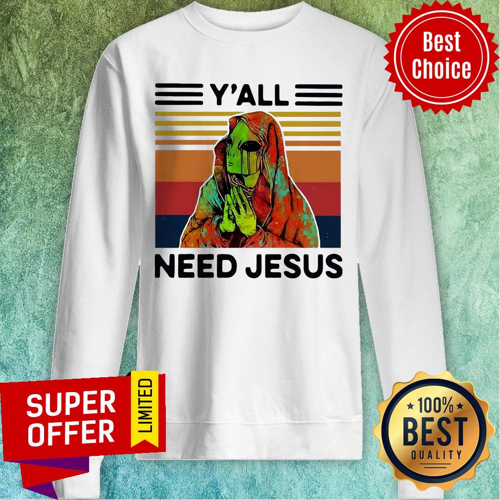 Alien Y’all Need Jesus Vintage Shirt