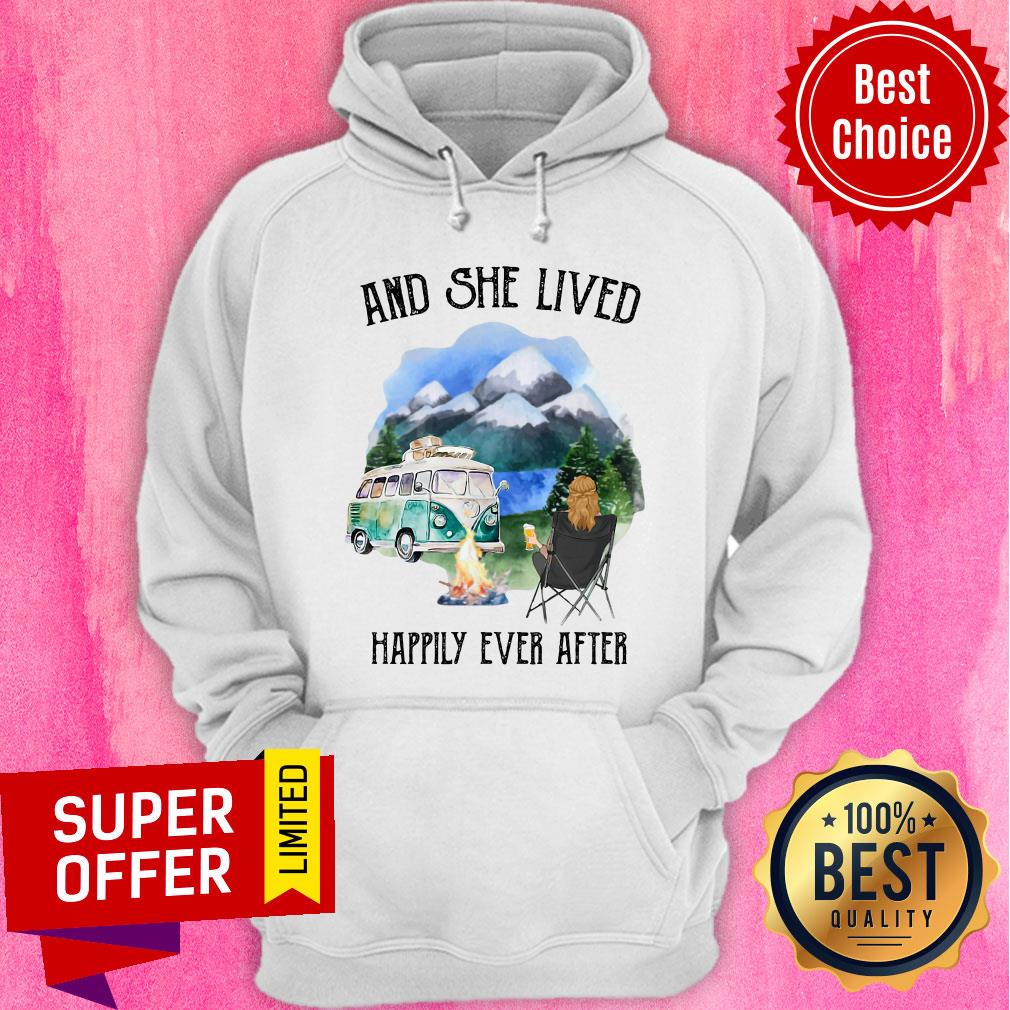 And She Lived Happily Ever After Camping Shirt