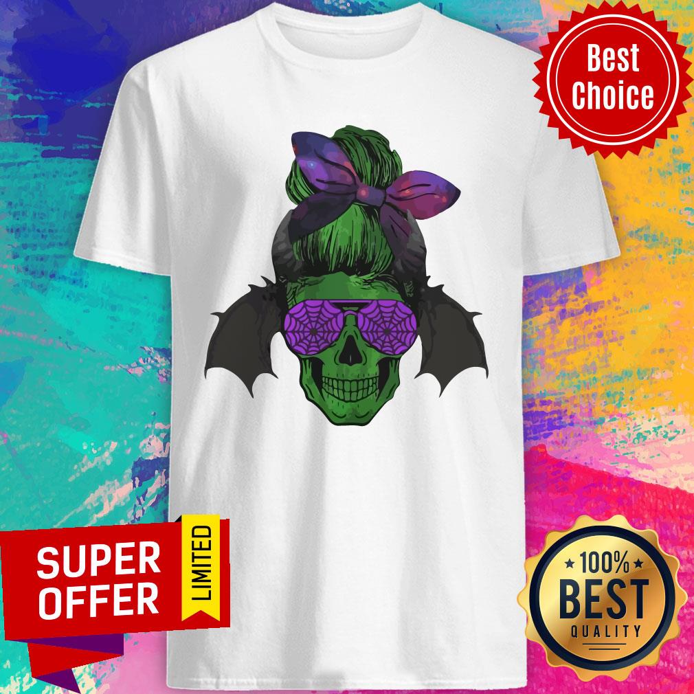 Awesome Batman Skull Bow Shirt