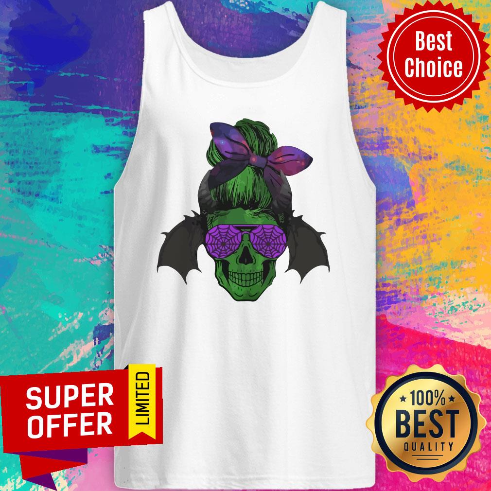 Awesome Batman Skull Bow Shirt
