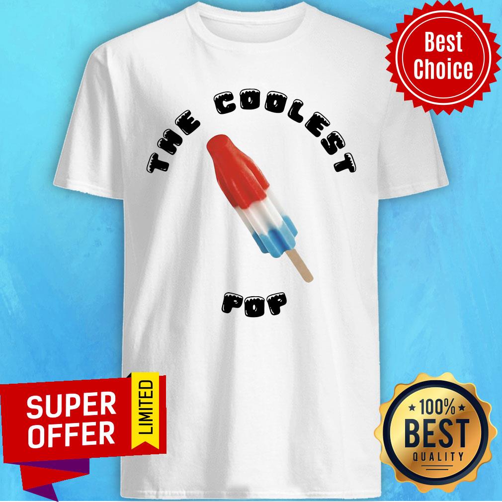 Awesome Best Dad Ever Coolest Pop Retro Ice Rainbow Treat Novelty Shirt