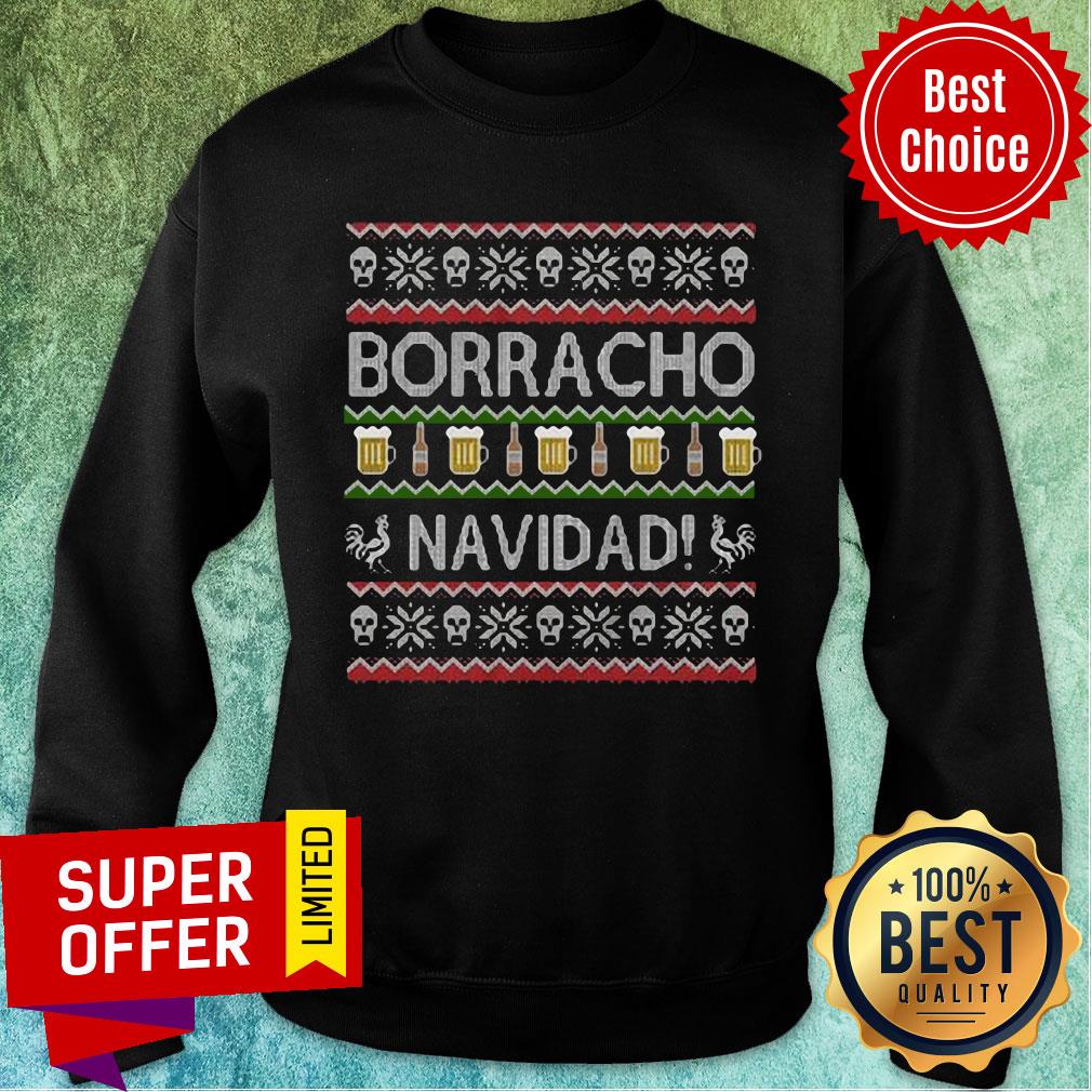 Awesome Borracho Navidad Ugly Christmas Shirt