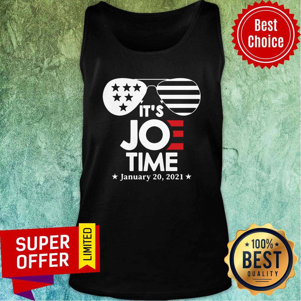 Awesome Glasses Us Flag Its Joe Time January 20 2021 Shirt
