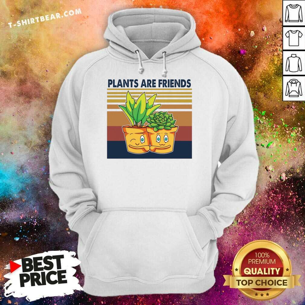 Awesome Plants Are Friends Vintage Retro Shirt