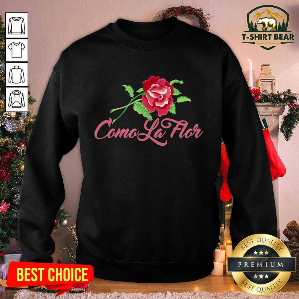 Beautiful Como La Flor Rose Shirt