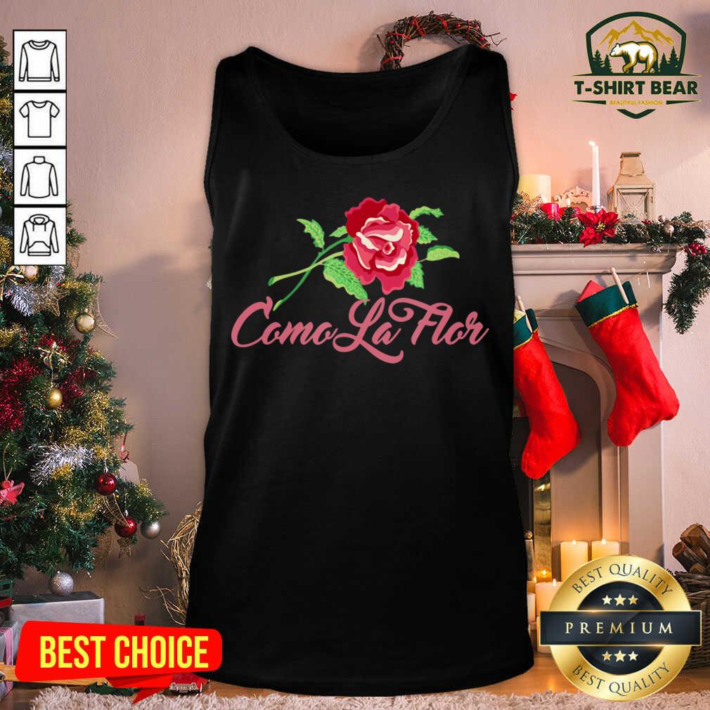 Beautiful Como La Flor Rose Shirt