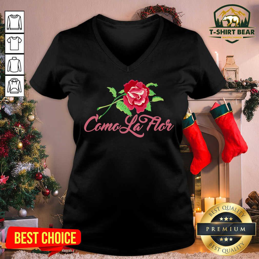 Beautiful Como La Flor Rose Shirt